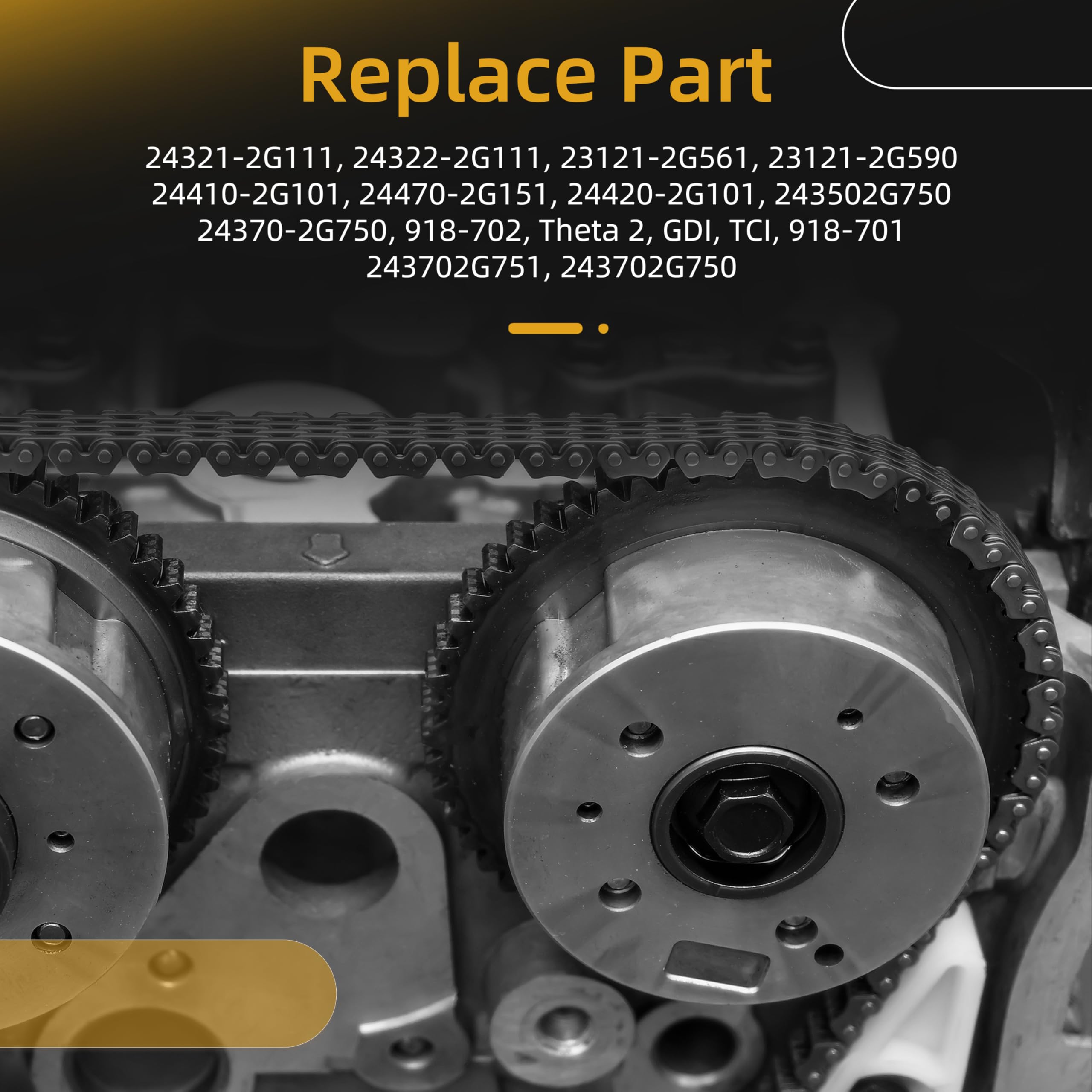 Engine Timing Chain Kit, for Hyundai Sonata 2010-2014, for